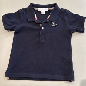 Burberry Navy Collar Shirt Size 18mos